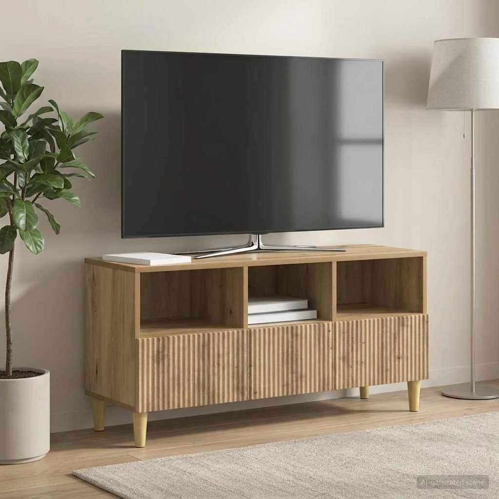 vidaXL TV-skab Artisan-eg 102 x 34,5 x 50 cm