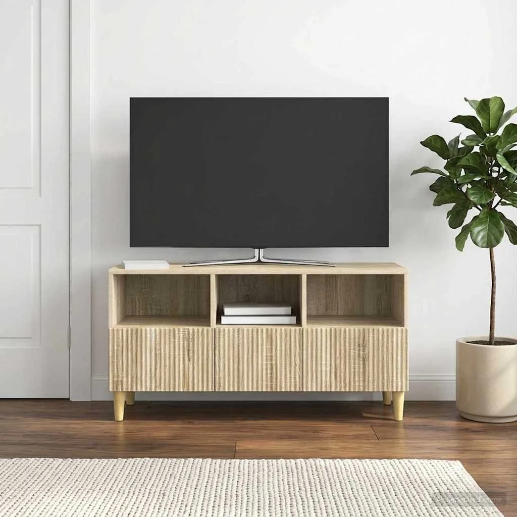 vidaXL TV-skab i Sonoma-eg, 102 x 34,5 x 50 cm