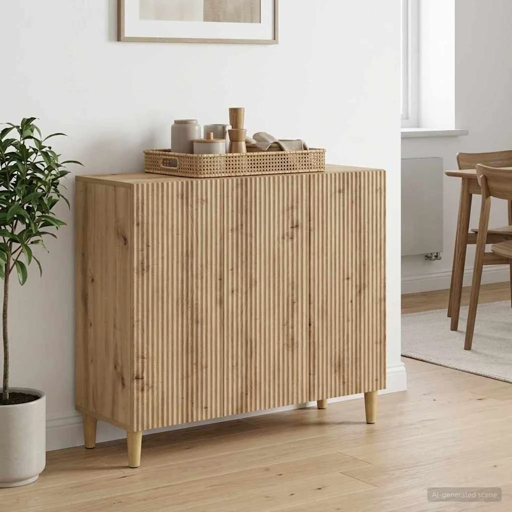 vidaXL Sideboard Artisan-eg, 89 x 34,5 x 80 cm
