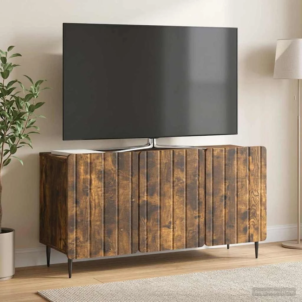 vidaXL TV-skab 99 x 34,5 x 52 cm i røget eg