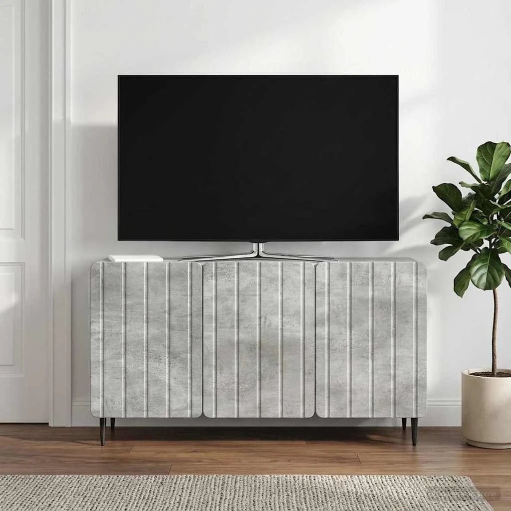 vidaXL TV-skab 99 x 34,5 x 52 cm - Betongrå