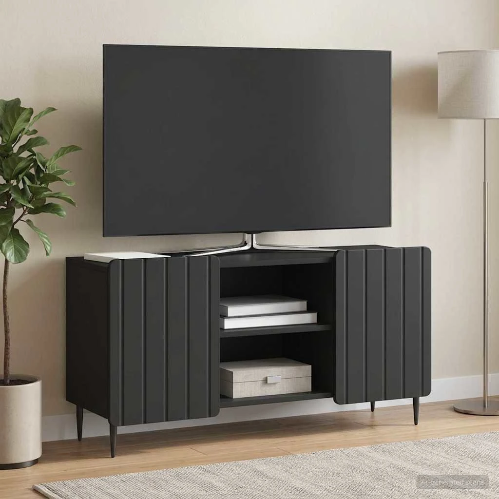 vidaXL TV-skab 102 x 34,5 x 52 cm Sort