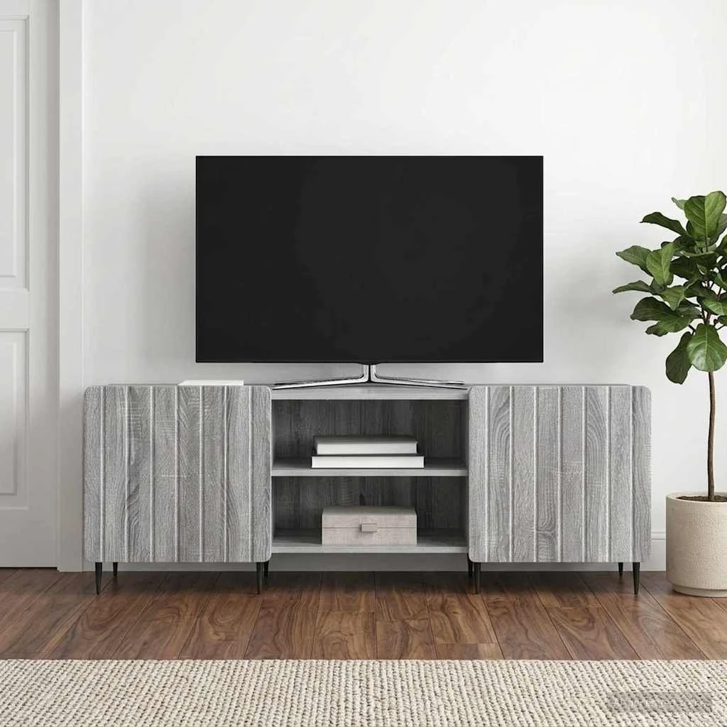 vidaXL TV-skab i grå sonoma-eg, 150 x 31 x 52 cm