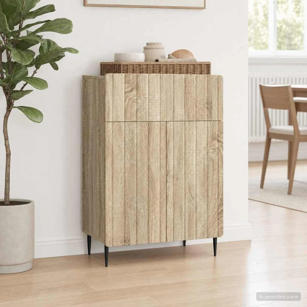 vidaXL Sideboard Sonoma-eg 66 x 34,5 x 92 cm