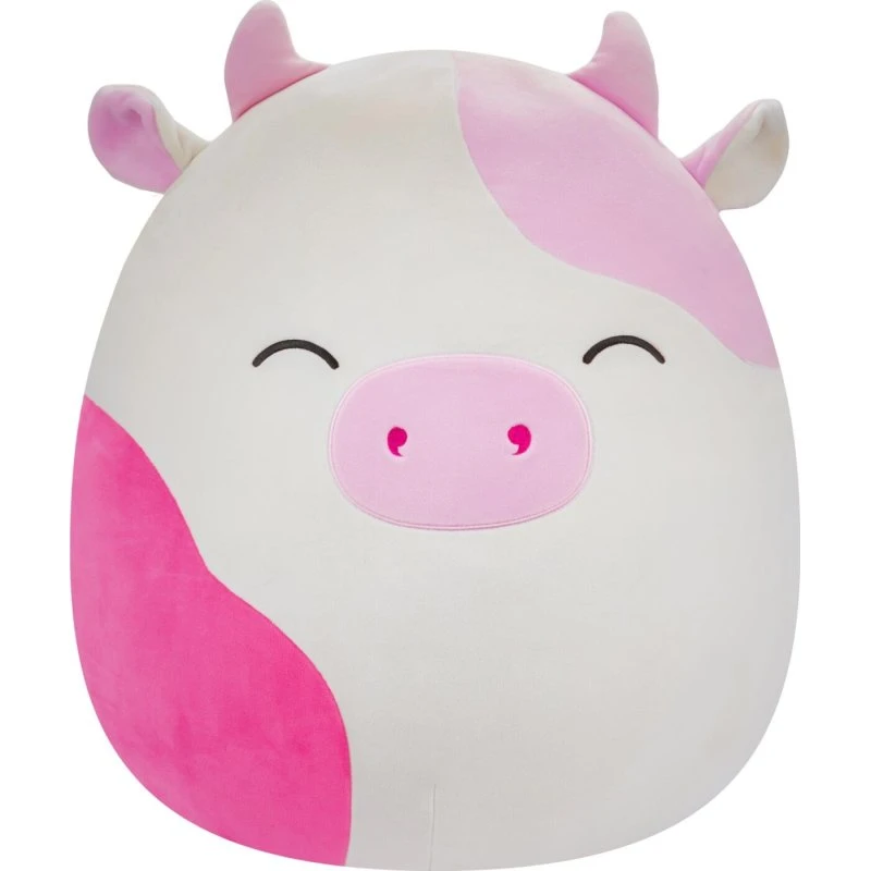 Squishmallows Caedyn Cow 40 cm - Blød krammebamse