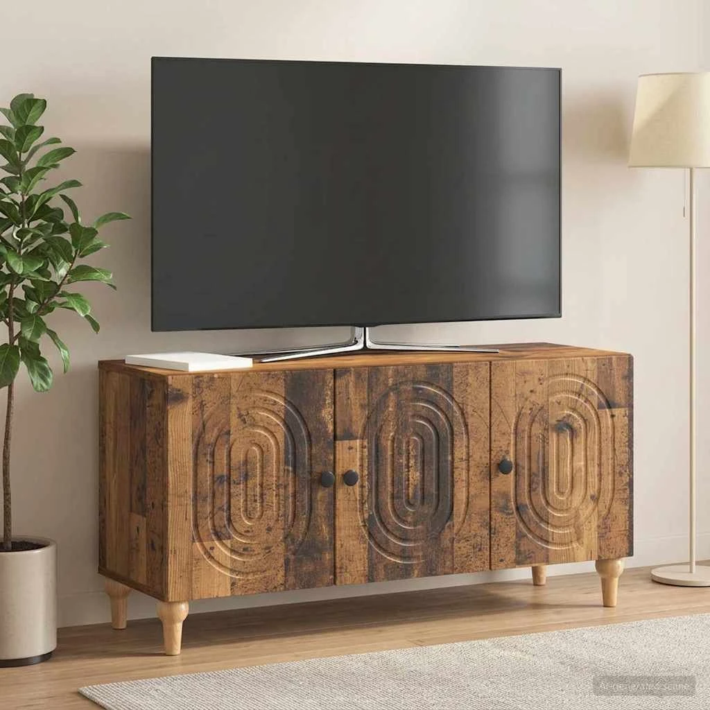 vidaXL TV-skab i gammelt træ, 99 x 34,5 x 50 cm