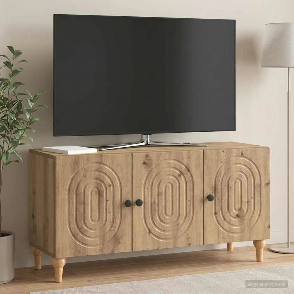 vidaXL TV-skab 99x34,5x50 cm i Artisan-eg