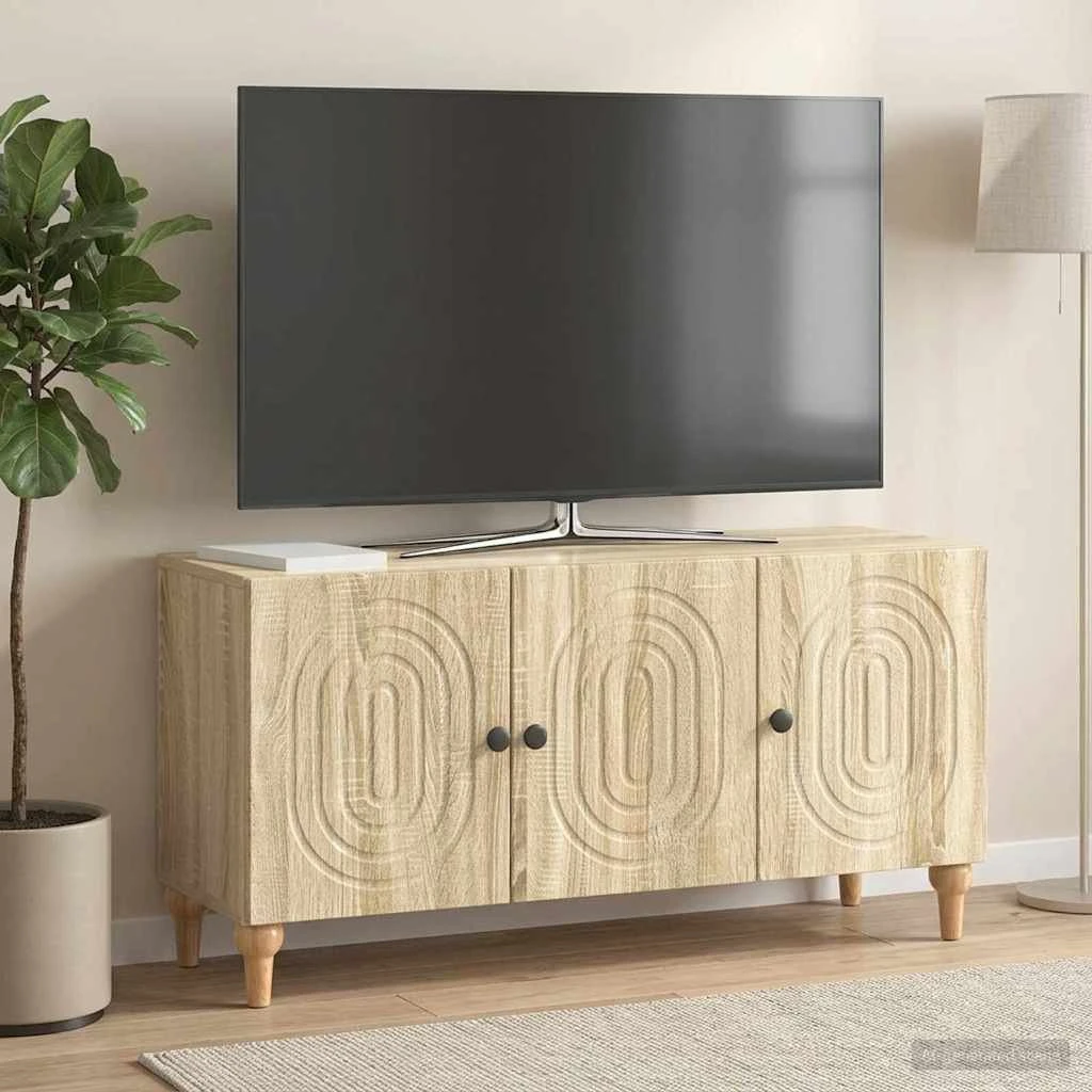 vidaXL TV-skab 99 x 34,5 x 50 cm i Sonoma-eg