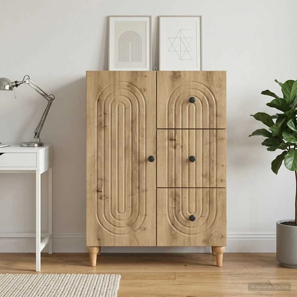 vidaXL Sideboard Artisan-eg 66 x 34,5 x 90 cm