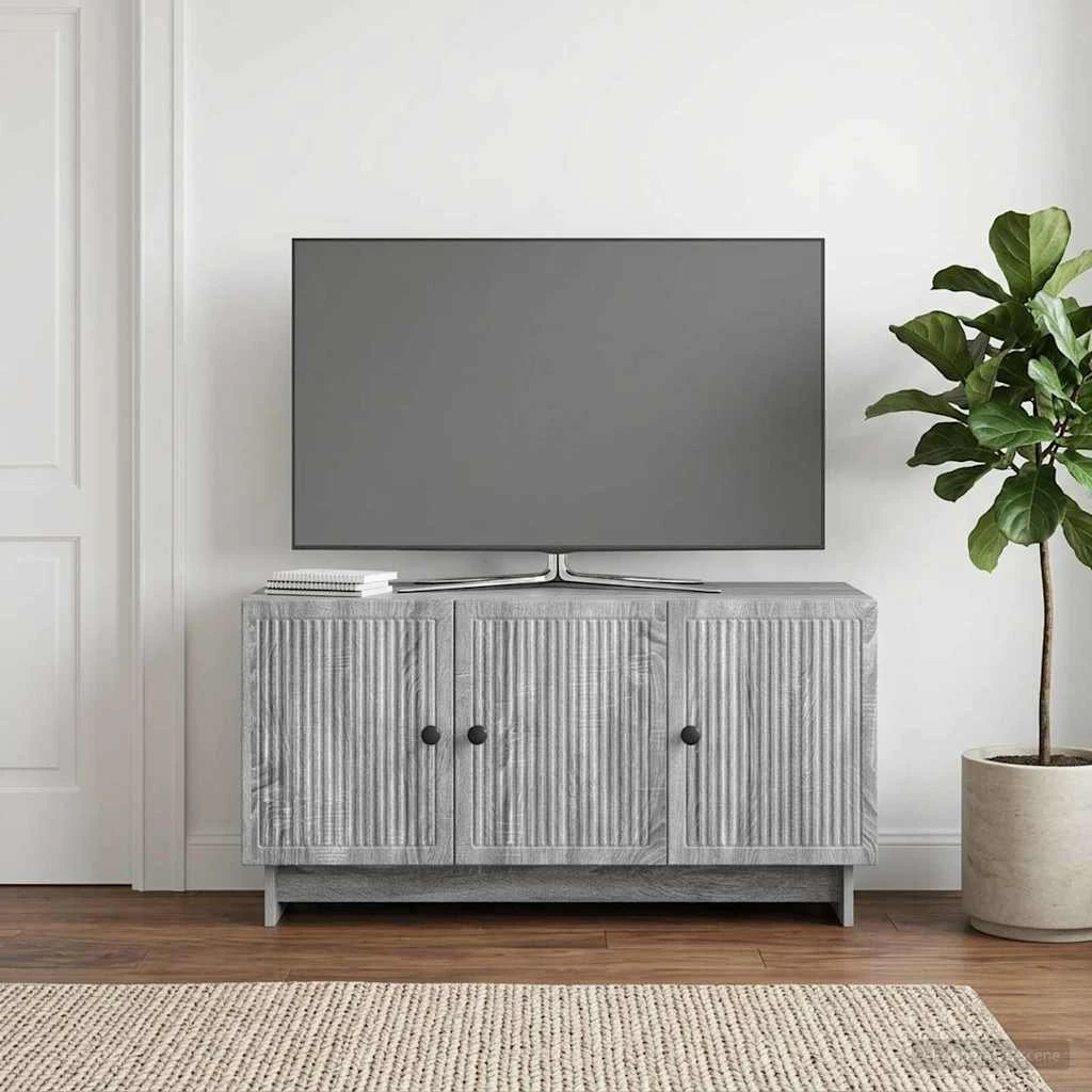 vidaXL TV-skab 99 x 34,5 x 50 cm Grå Sonoma-eg