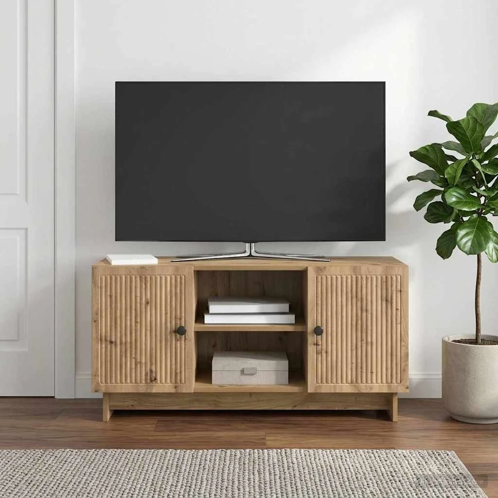 vidaXL TV-skab 102 x 34,5 x 50 cm i Artisan-eg