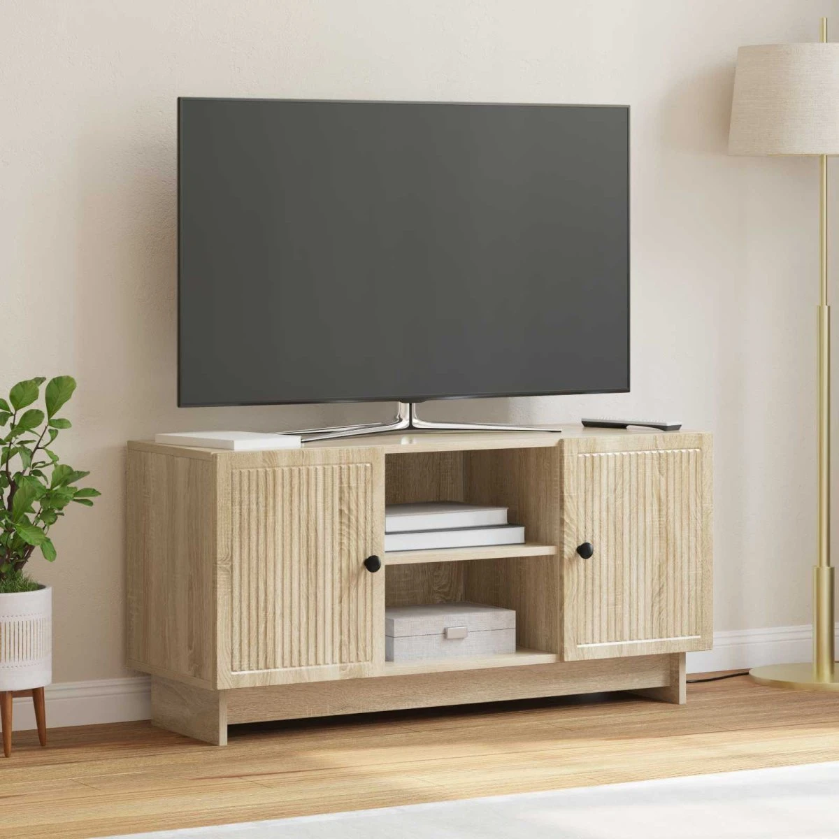 vidaXL TV-skab i Sonoma-eg, 102 x 34,5 x 50 cm