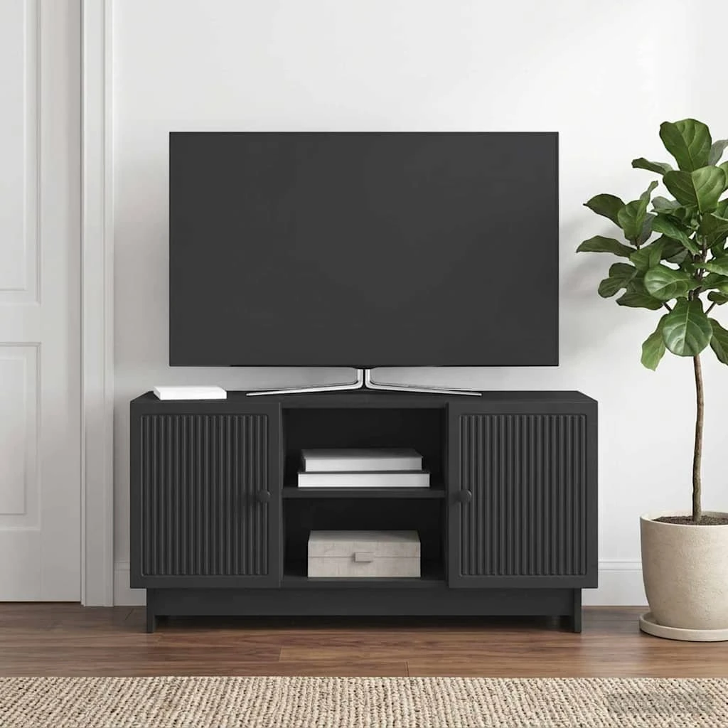 vidaXL TV-skab 102 x 34,5 x 50 cm Sort
