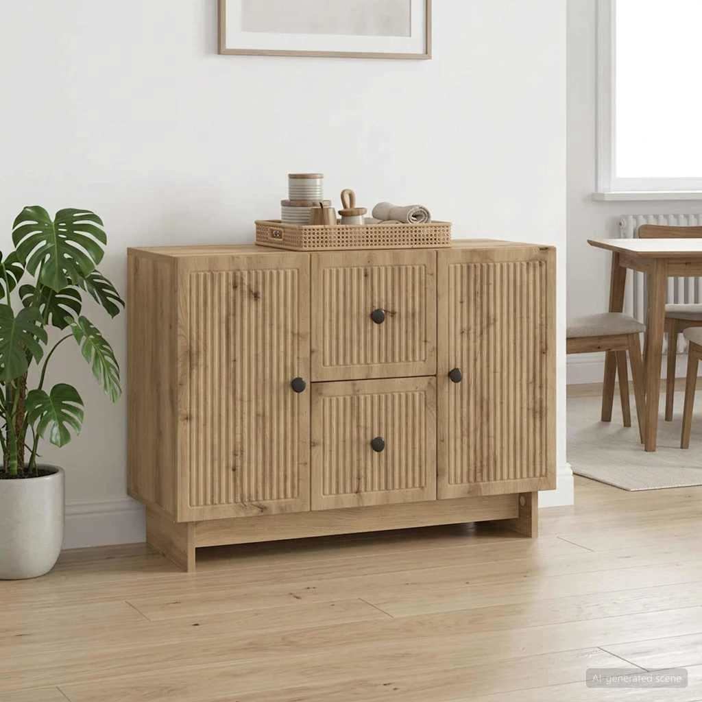 vidaXL Sideboard Artisan-eg 89 x 34,5 x 60 cm