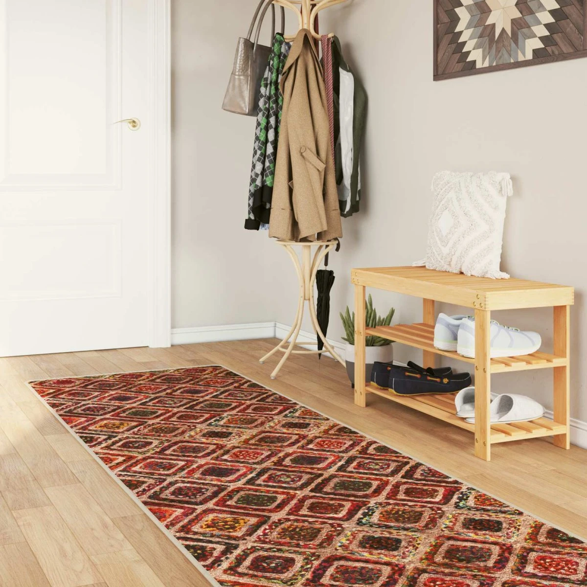 vidaXL Tæppe Runner MARSA Flerfarvet 80 x 400 cm