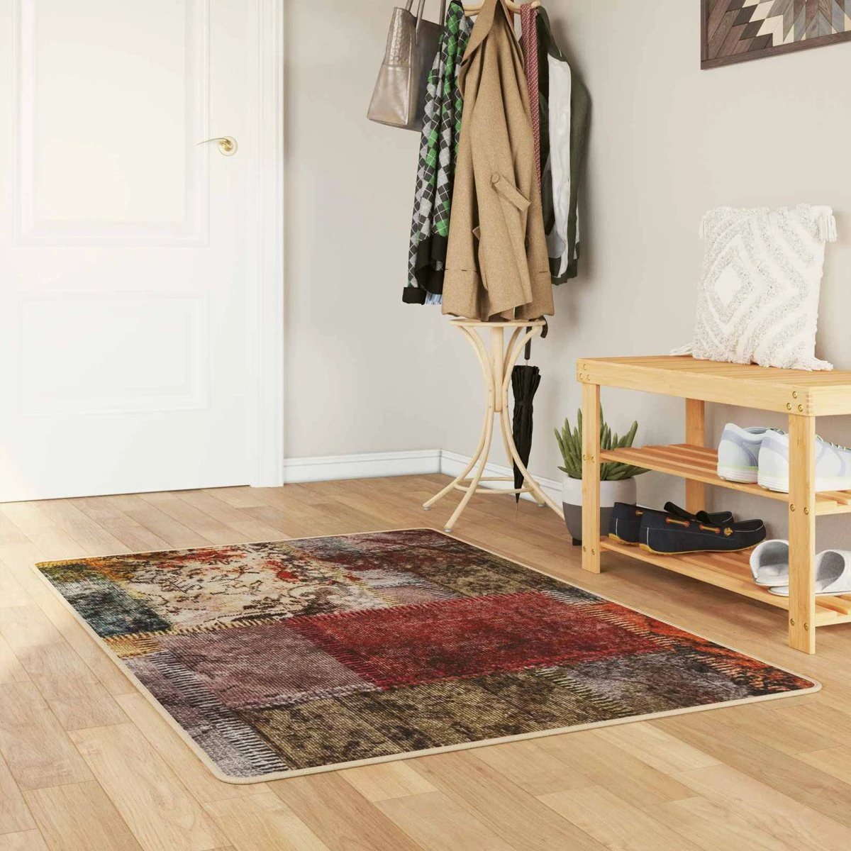 vidaXL Tæppe Runner MARSA Flerfarvet 80 x 100 cm