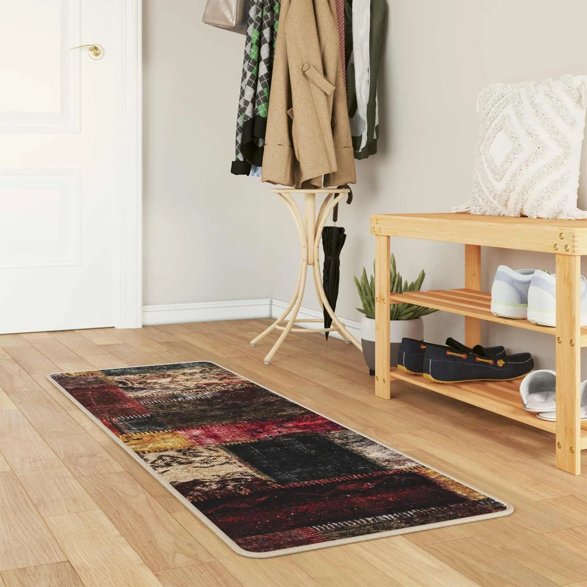 vidaXL Tæppe Runner MARSA Flerfarvet 50 x 100 cm