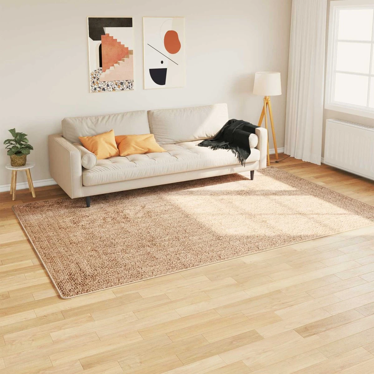 vidaXL MARSA Løbertæppe Brun 150 x 230 cm