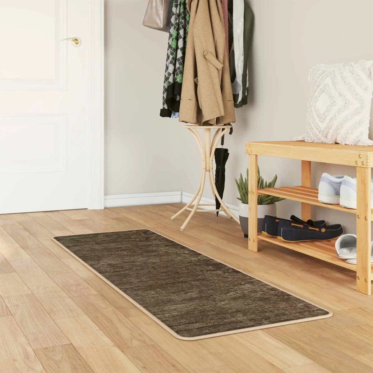 vidaXL MARSA Tæppe Runner Skovgrøn 50 x 200 cm