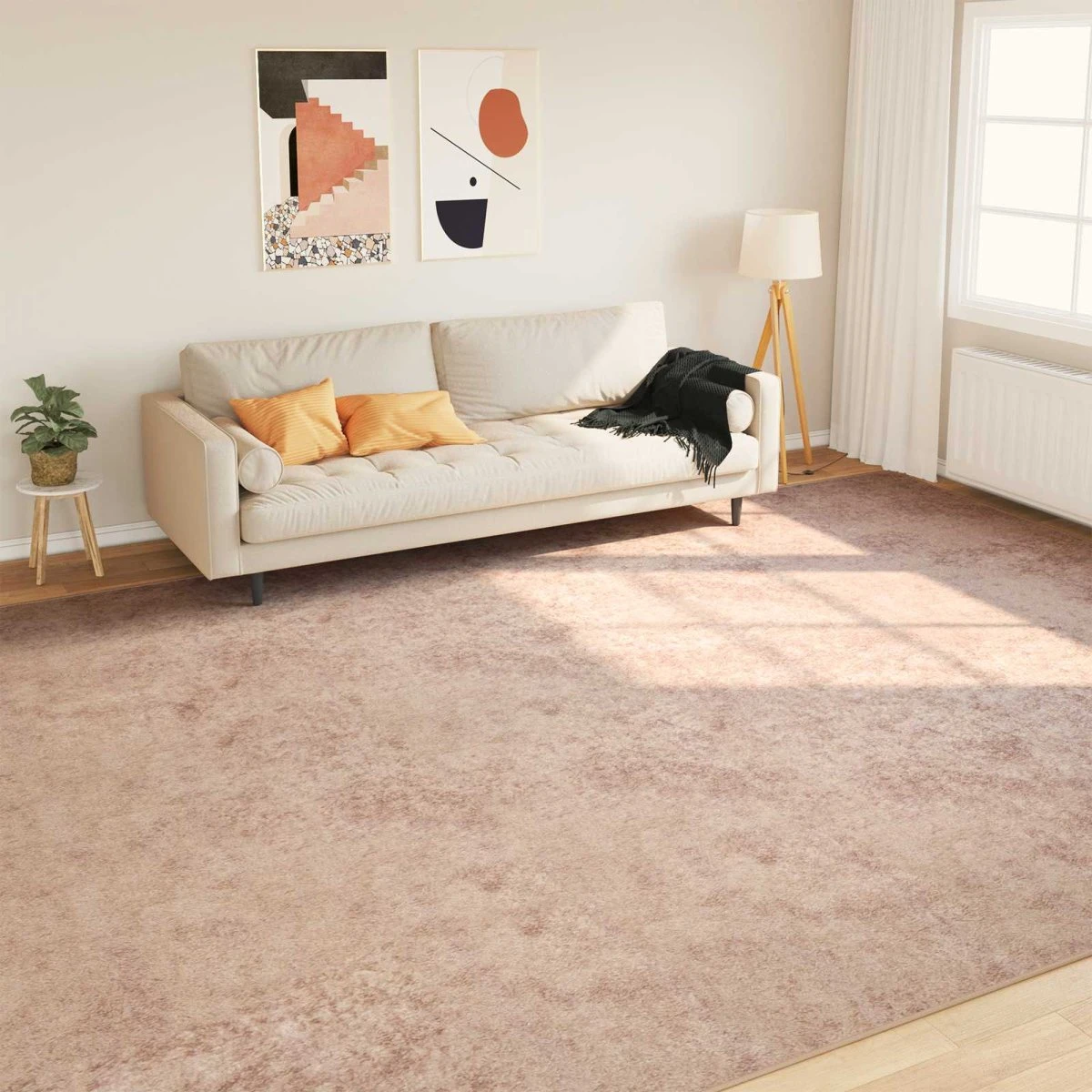 vidaXL MARSA Tæppe Runner Sandfarvet 300 x 400 cm