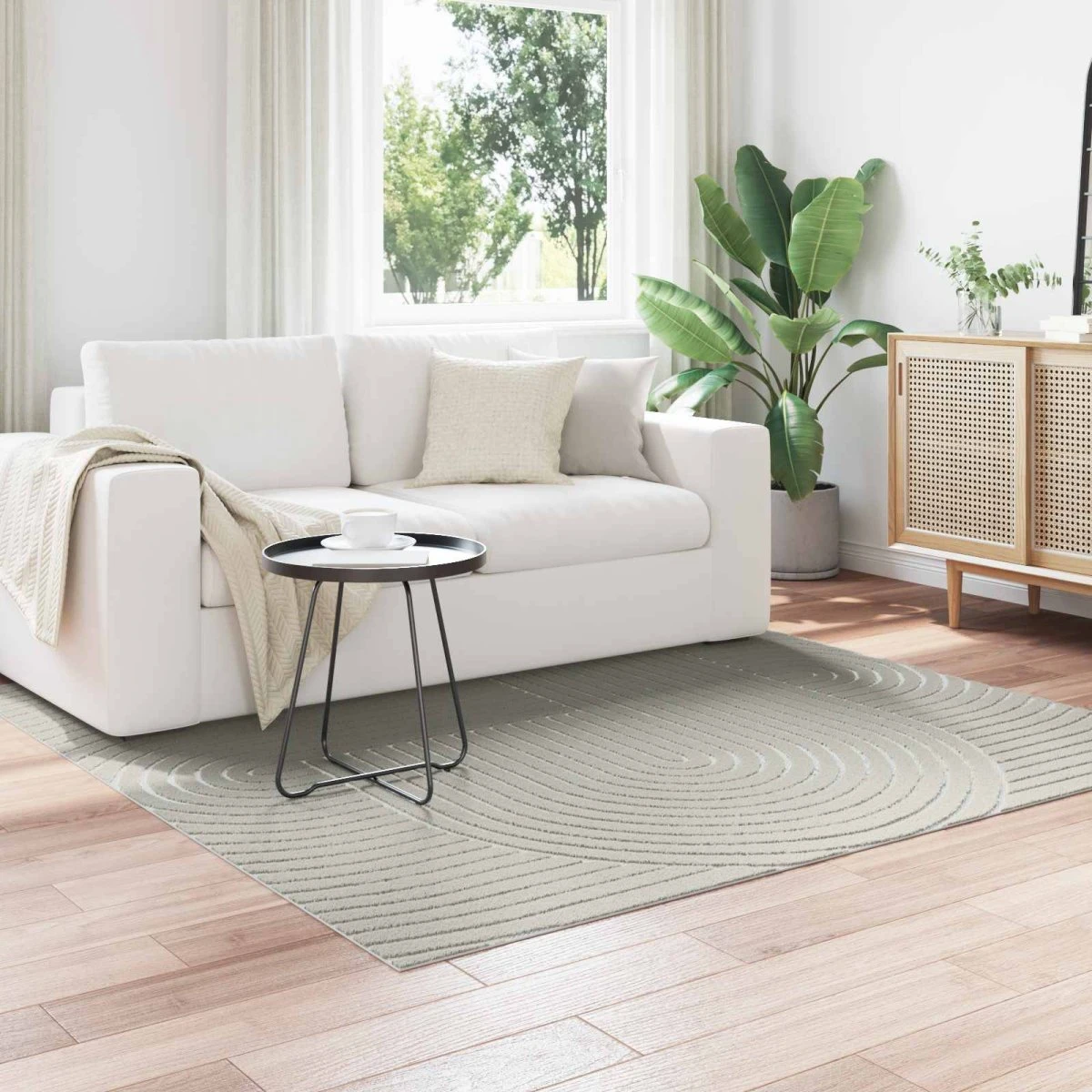 vidaXL PALMERAS Tæppe Grøn 200 x 200 cm