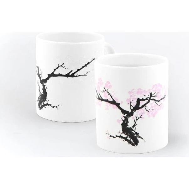 Kikkerland Morph Mug Cherry Blossom – Farveskiftende krus 325 ml