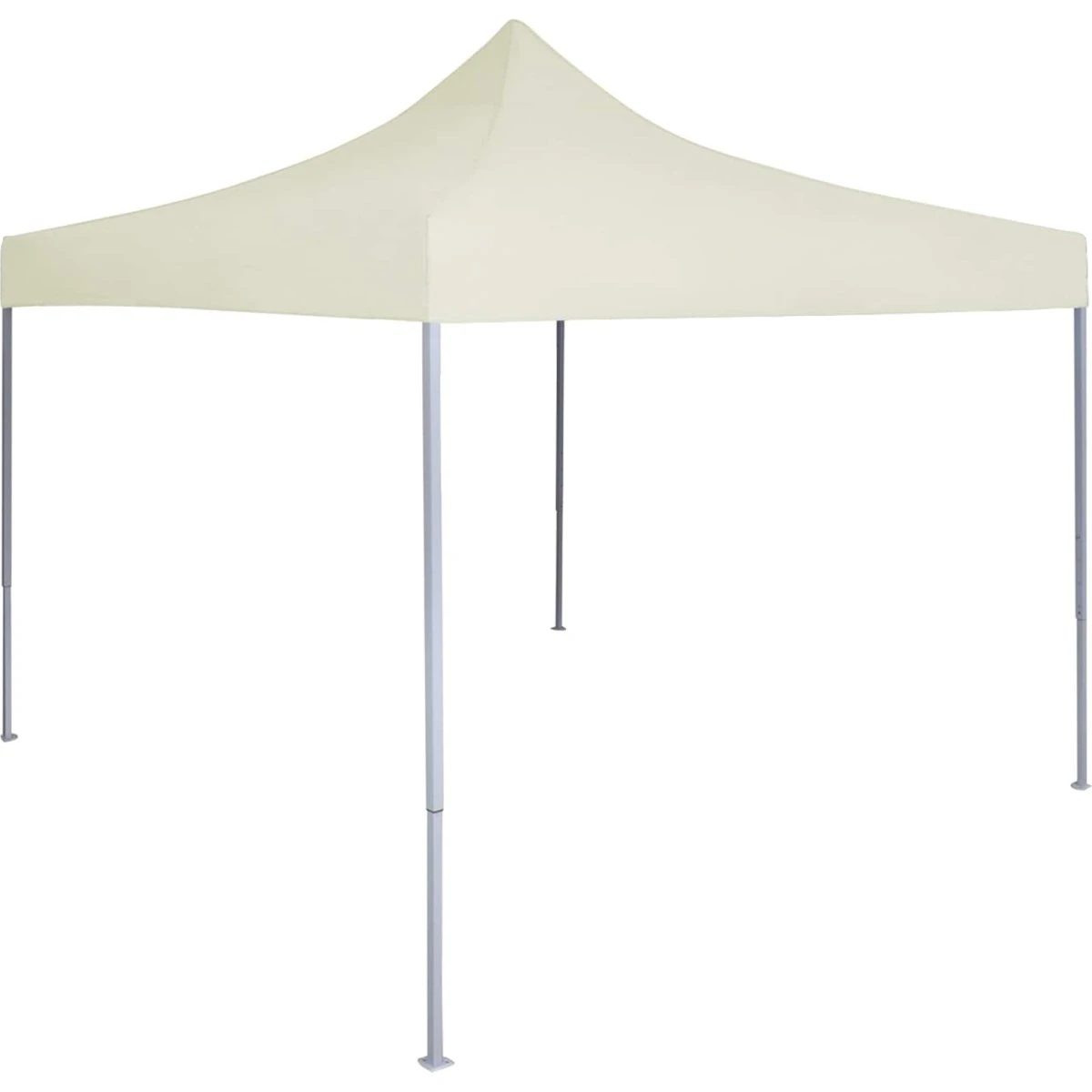 vidaXL Partytelt 200 x 200 x 315 cm - Cremefarvet Oxford stof