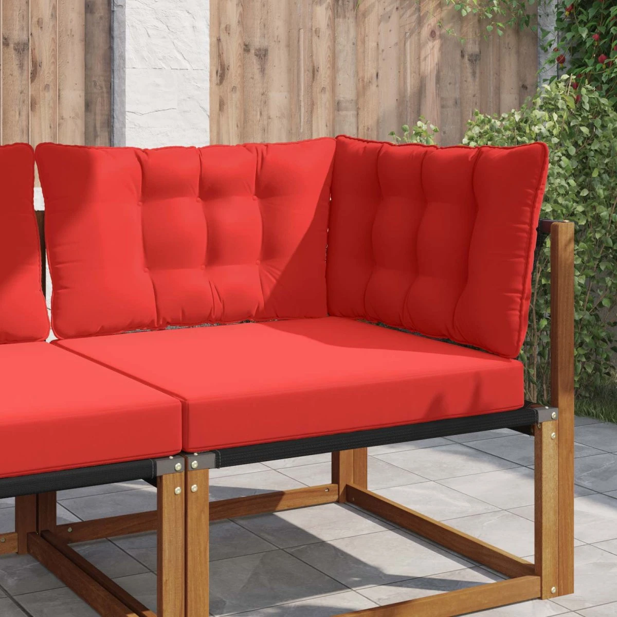 vidaXL Udendørs Sofa Pude Rød 68,5 x 68,5 cm