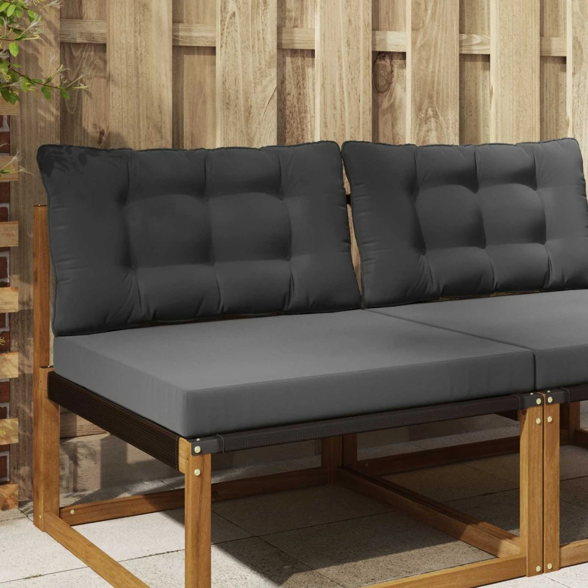 vidaXL Udendørs Sofa Pude Antracit 80 x 68,5 cm