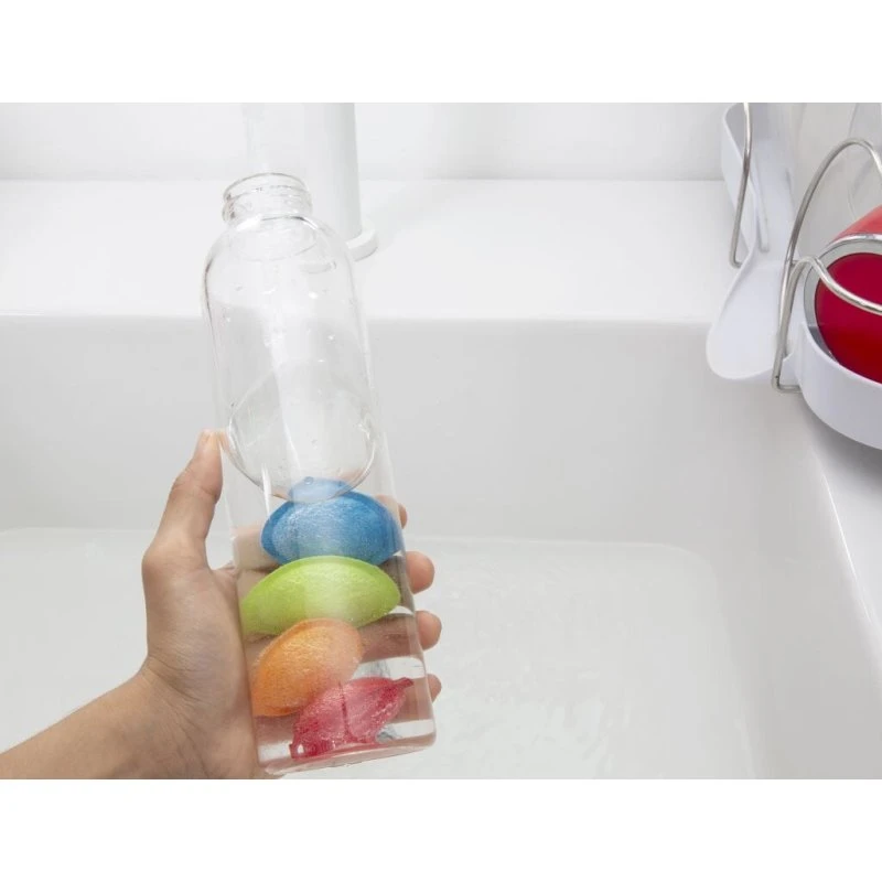 Kikkerland Bottle Scrubbies – 4 stk flaskerenser