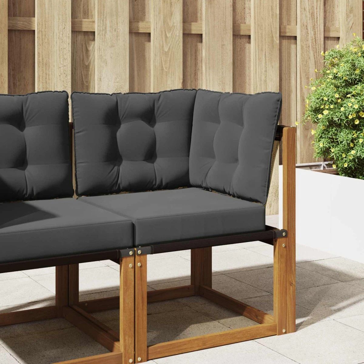 vidaXL Udendørs Sofa Pude Antracit 50,5 x 50,5 cm