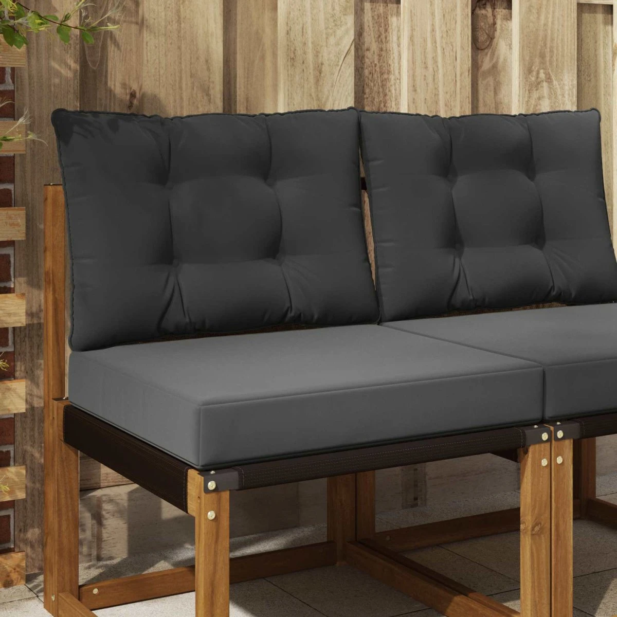 vidaXL Udendørs Sofa Pude Antracit 60 x 50,5 cm