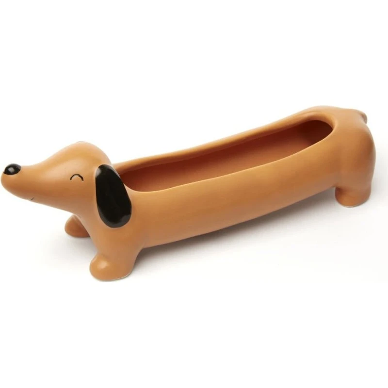 Daisy The Dachshund – Hunde urtepotteskjuler 24x8 cm