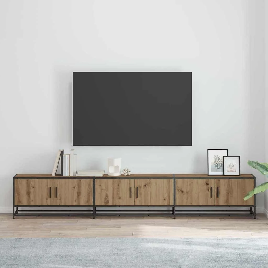 vidaXL TV-bord i Artisan Egetræ - 240 x 35 x 41 cm