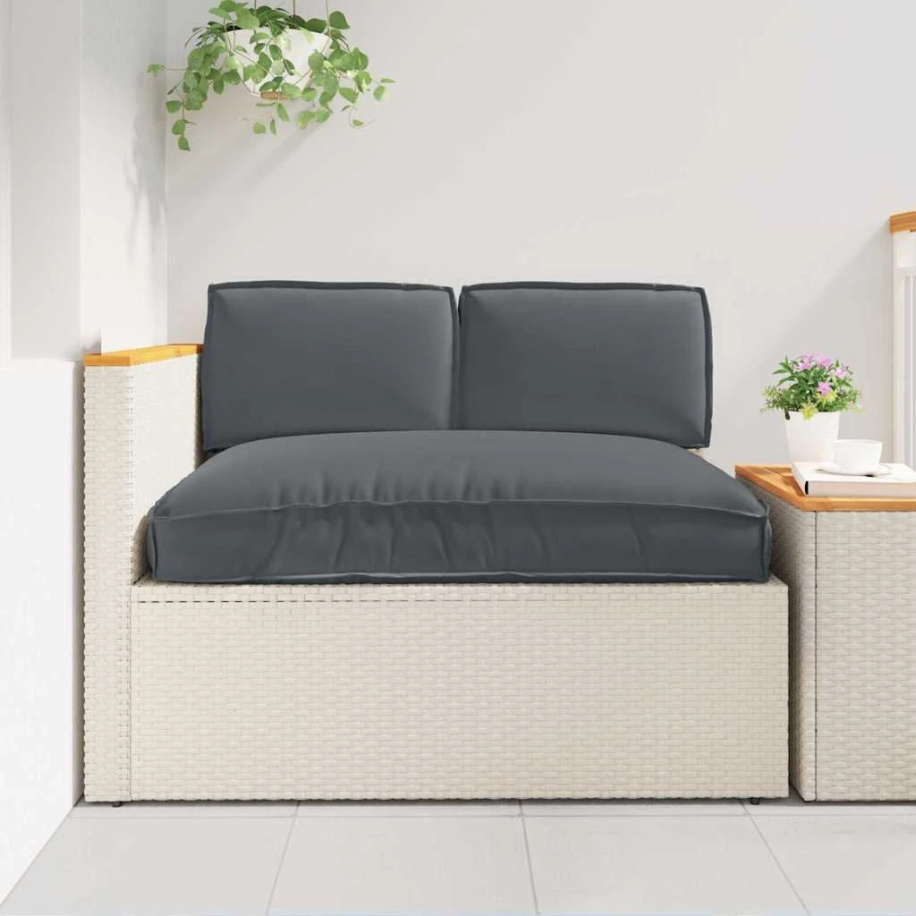 vidaXL Pudesæt Oxford stof Antracit 120 x 80 x 52 cm