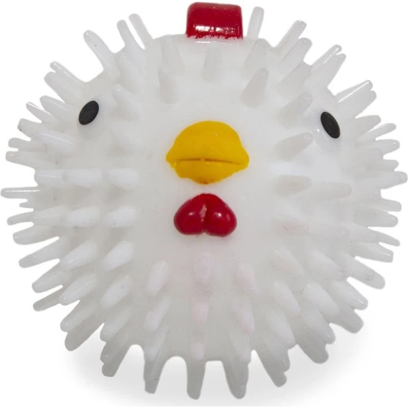 Kikkerland Hundebold med kyllingeduft og knirk (9 cm)