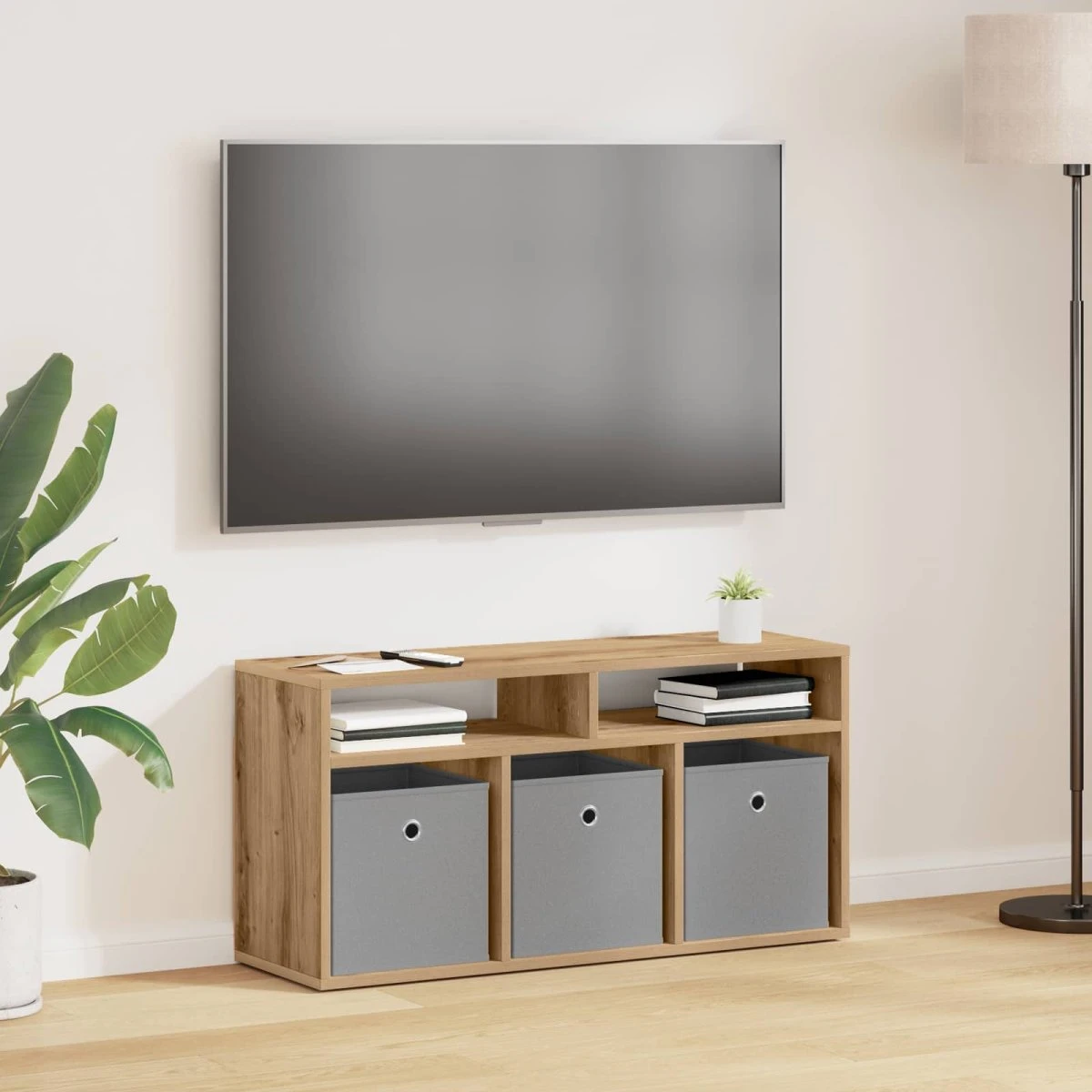 vidaXL Lavbord Artisan Egetræ 87 x 27,5 x 43 cm