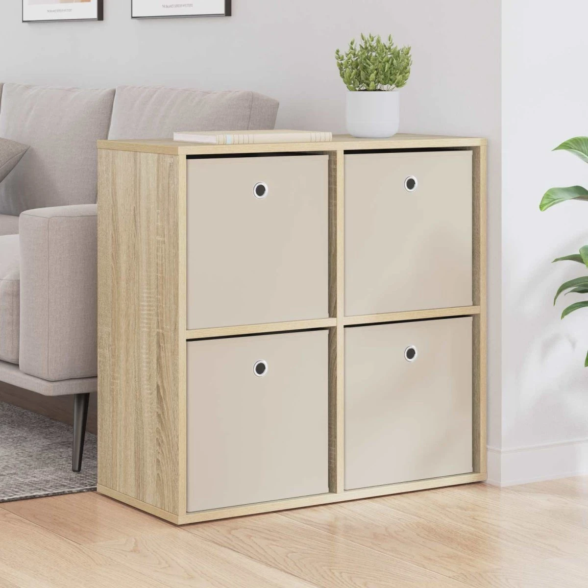 vidaXL Sideboard Sonoma eg 68,5 x 32 x 67 cm