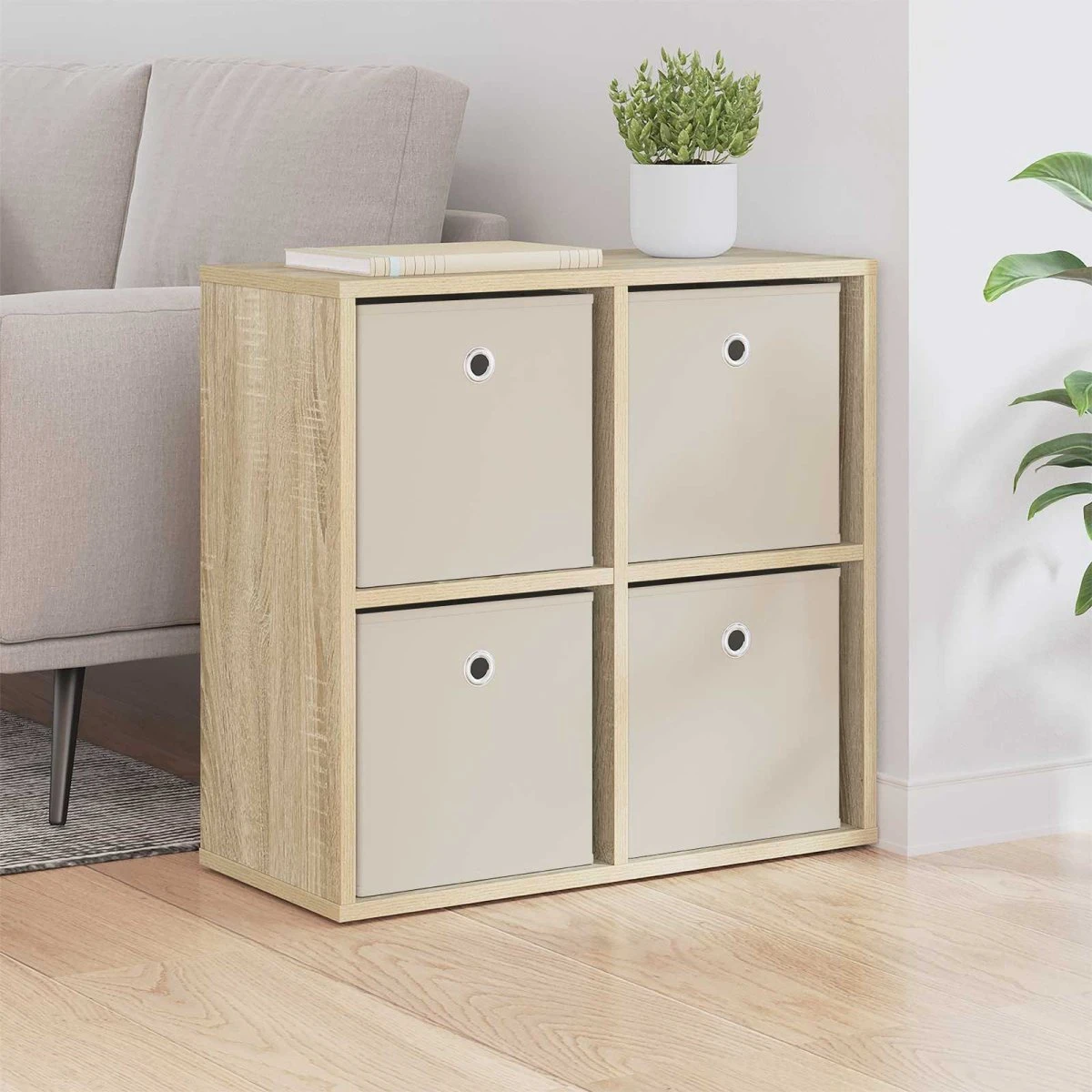 vidaXL Sideboard Sonoma Eg - 59,5 x 27 x 57 cm