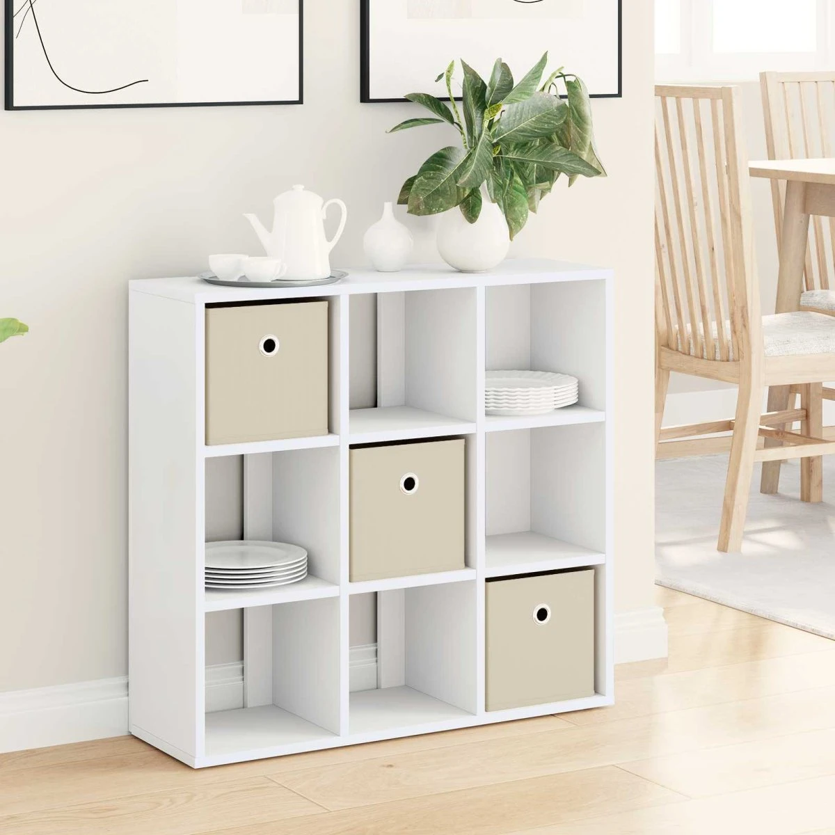 vidaXL Sideboard Hvid 73,5 x 24 x 69,5 cm