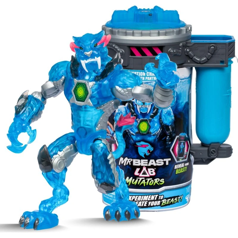 MrBeast Lab Mutator Stealth Panther - Actionfigur