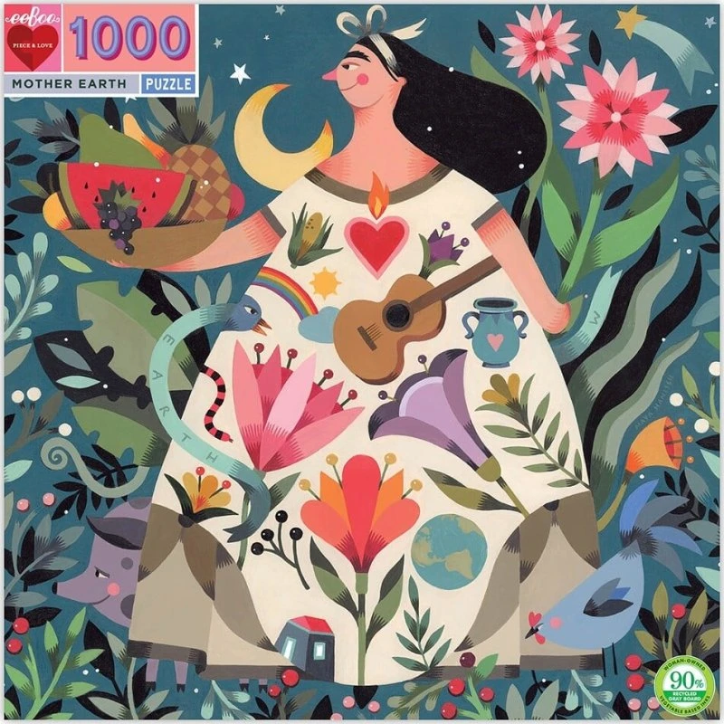 eeBoo Mother Earth 1000 brikkers puslespil