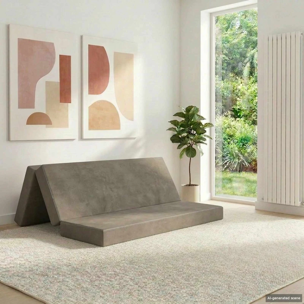 vidaXL Samlebar Sofa Seng 160 x 67 x 45 cm - Lysegrå