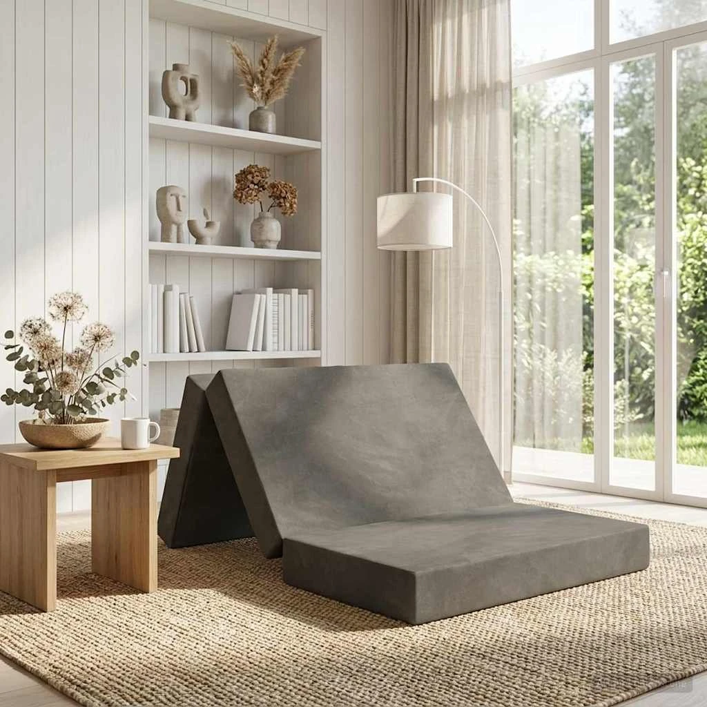 vidaXL Samlebar Sofa Seng 90 x 67 x 45 cm - Lysegrå