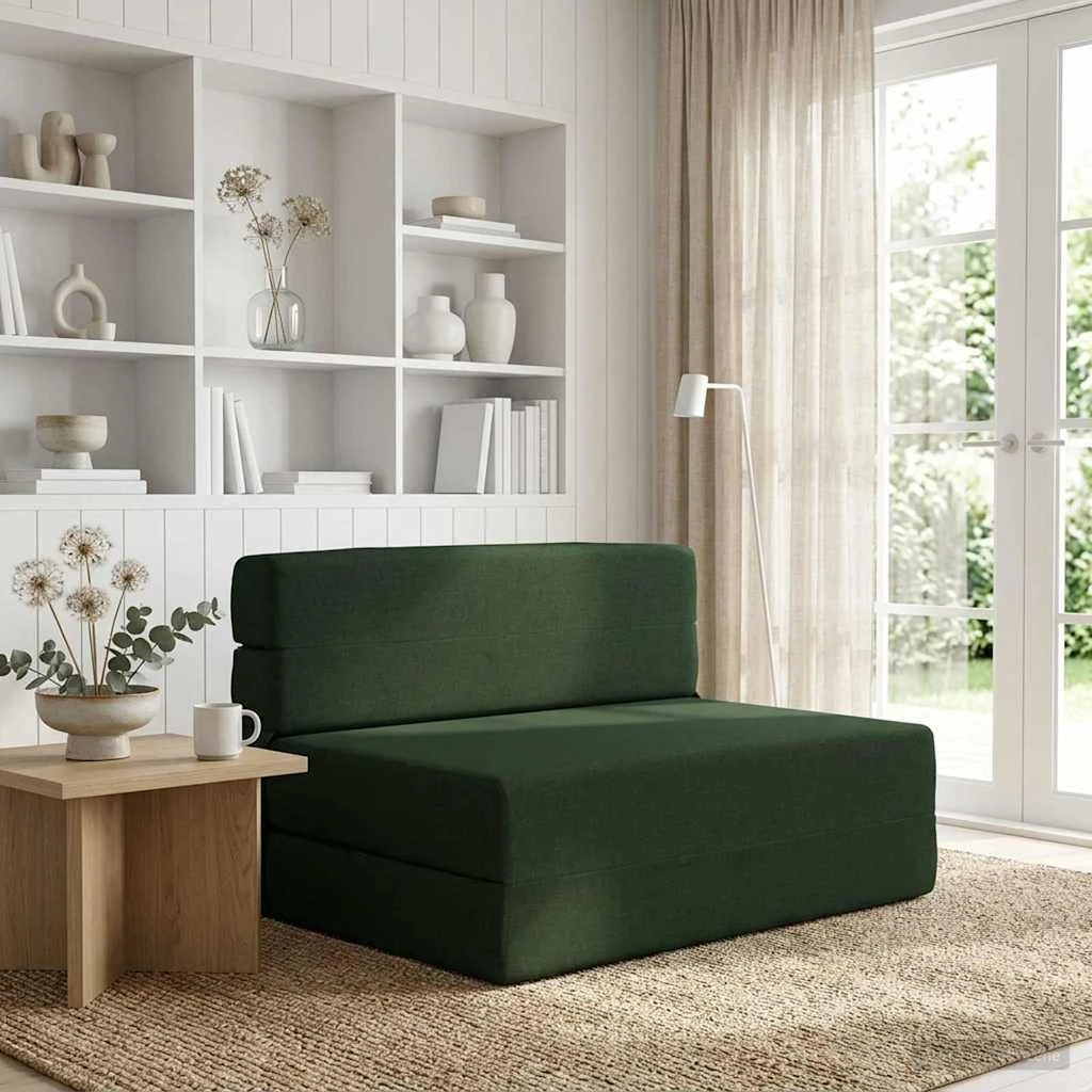 vidaXL Samlebar Sofa Seng Mørkegrøn 70 x 80 x 60 cm