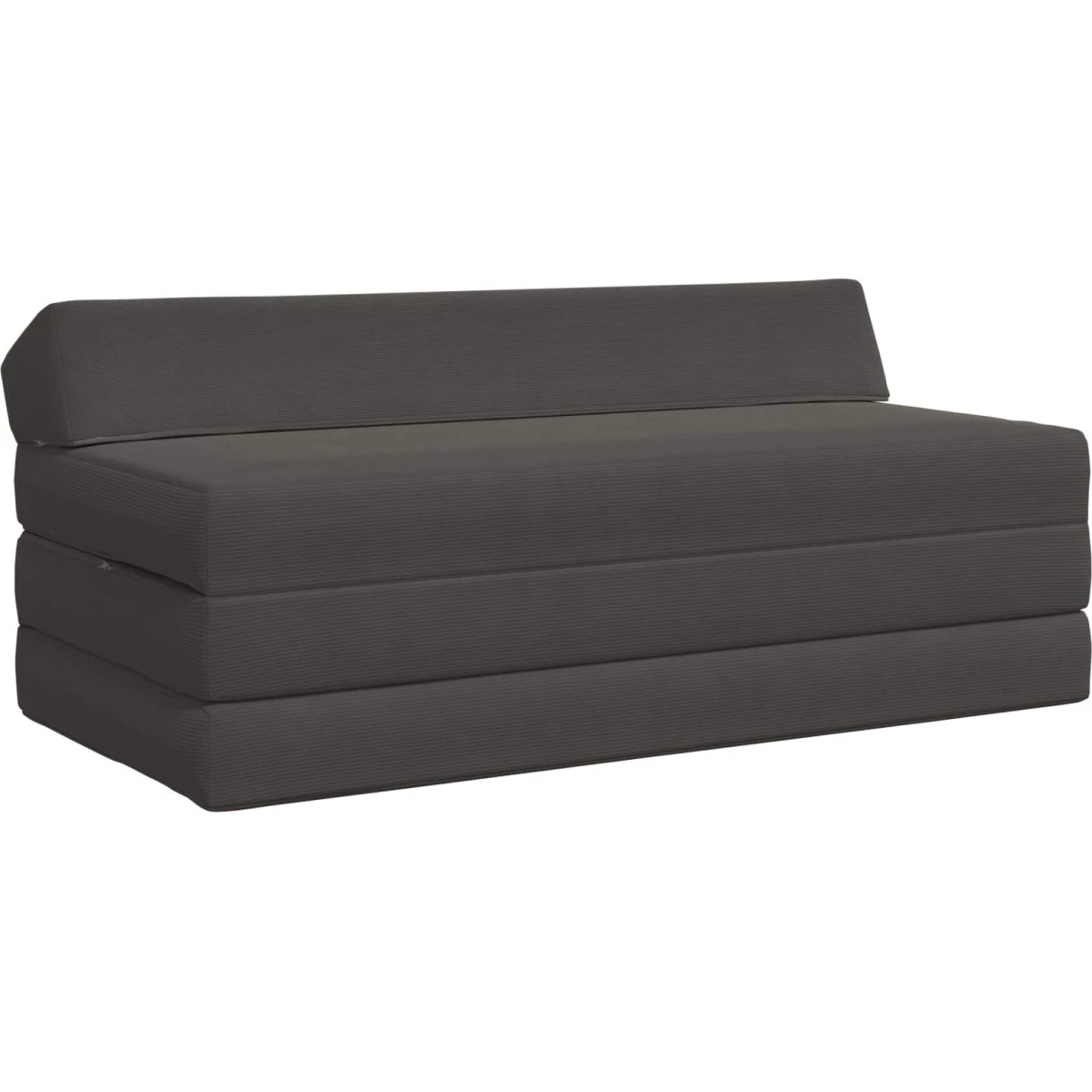 vidaXL Samlebar 2-personers Sofa Seng - Mørkegrå - 120x60x49 cm