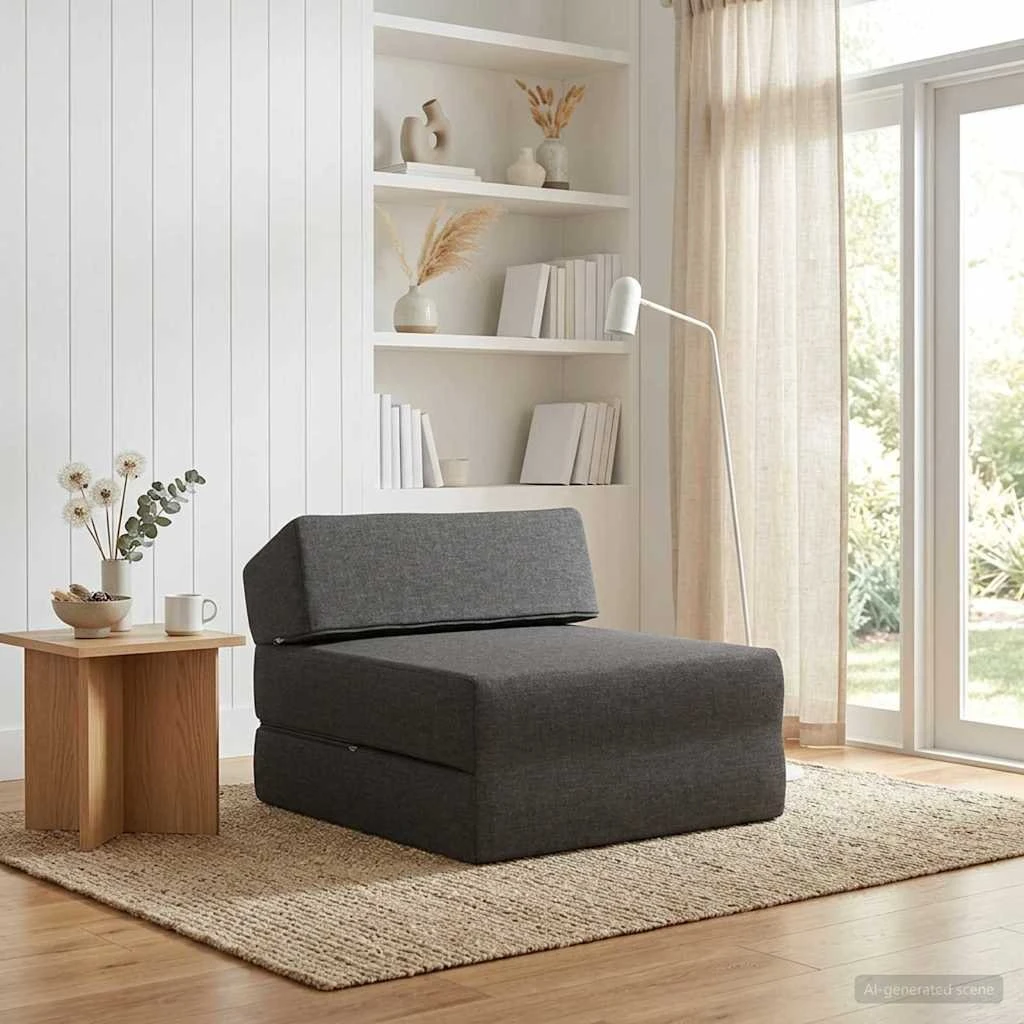 vidaXL Samlebar Sofa Seng Mørkegrå 60 x 70 x 41 cm