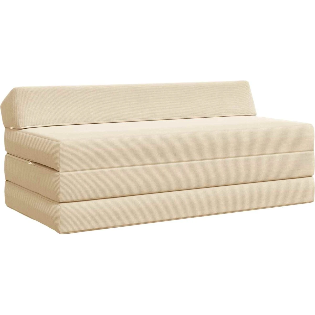 vidaXL Samlebar Sofa Seng 2-personers Cremefarvet 120 x 60 x 49 cm