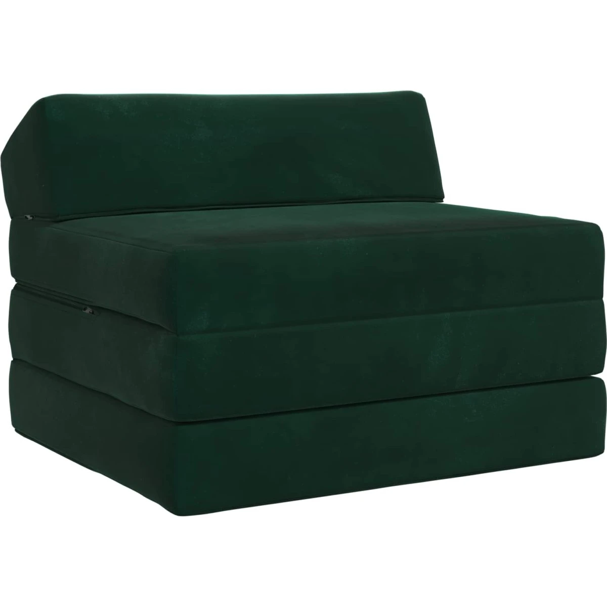 vidaXL Samlebar Sofa Seng i Mørkegrøn Fløjl - 70 x 60 x 49 cm