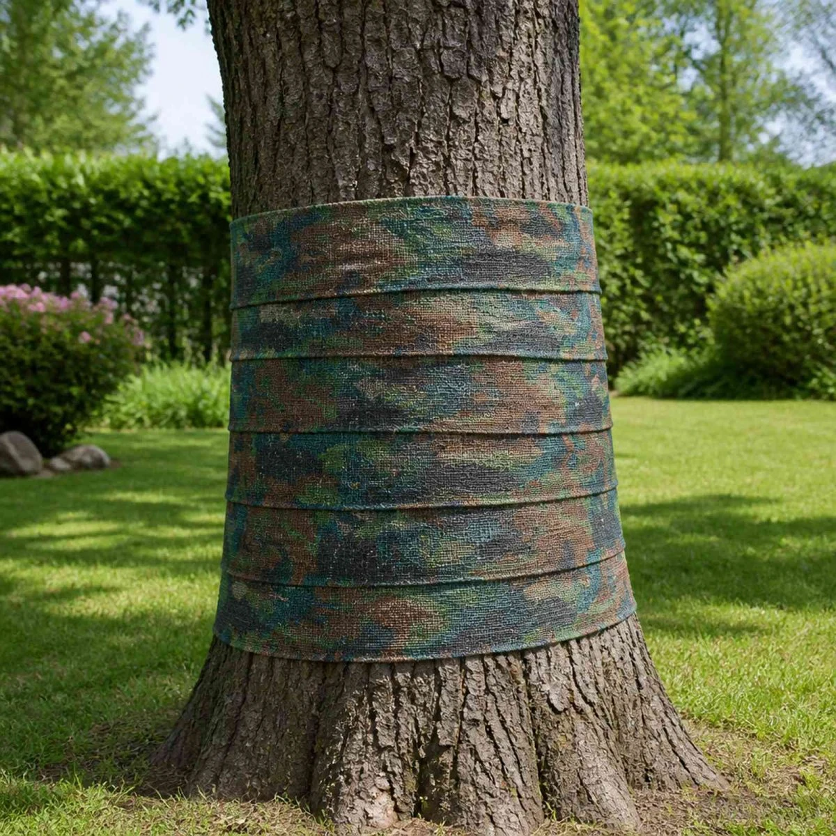 vidaXL Jute Rulle Camouflage 100 x 5000 cm